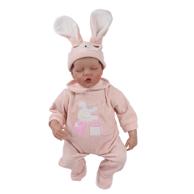 Реборн Мальчик Кукла ППХлопок Кукла-младенец Реалистичная Спящая Кукла, Выглядящая как Настоящая 40 см 1