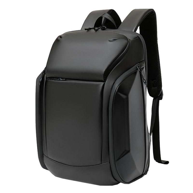 Large-capacity Men's Light Luxury Motorcycle EVA Shell Backpack, Fully Opening and Closing, High-end and Fashionable Women's Backpack