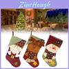 Santa Claus Stocking Nonwoven Craft For Christmas Party Decoration Gift For Classmates