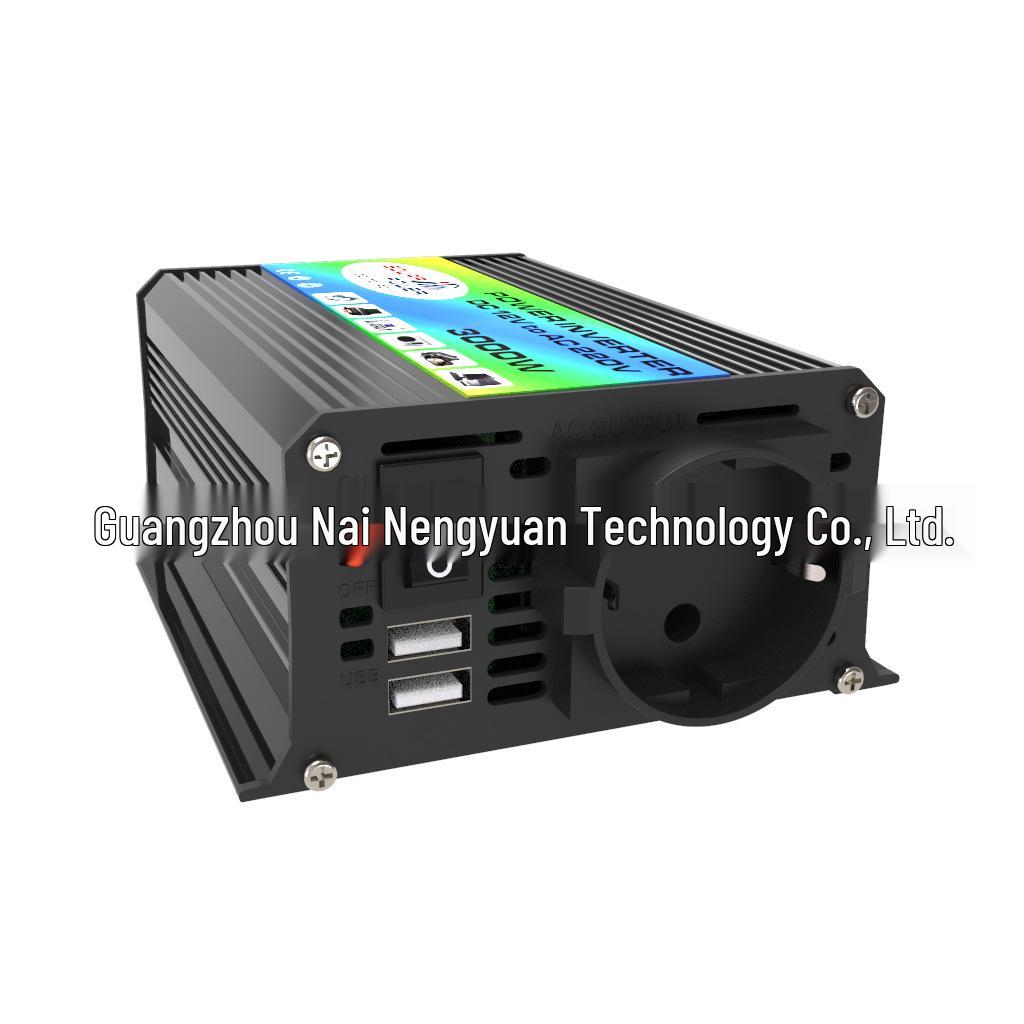 Car Power Inverter 300W 12V to 110V/220V with Dual USB Ports