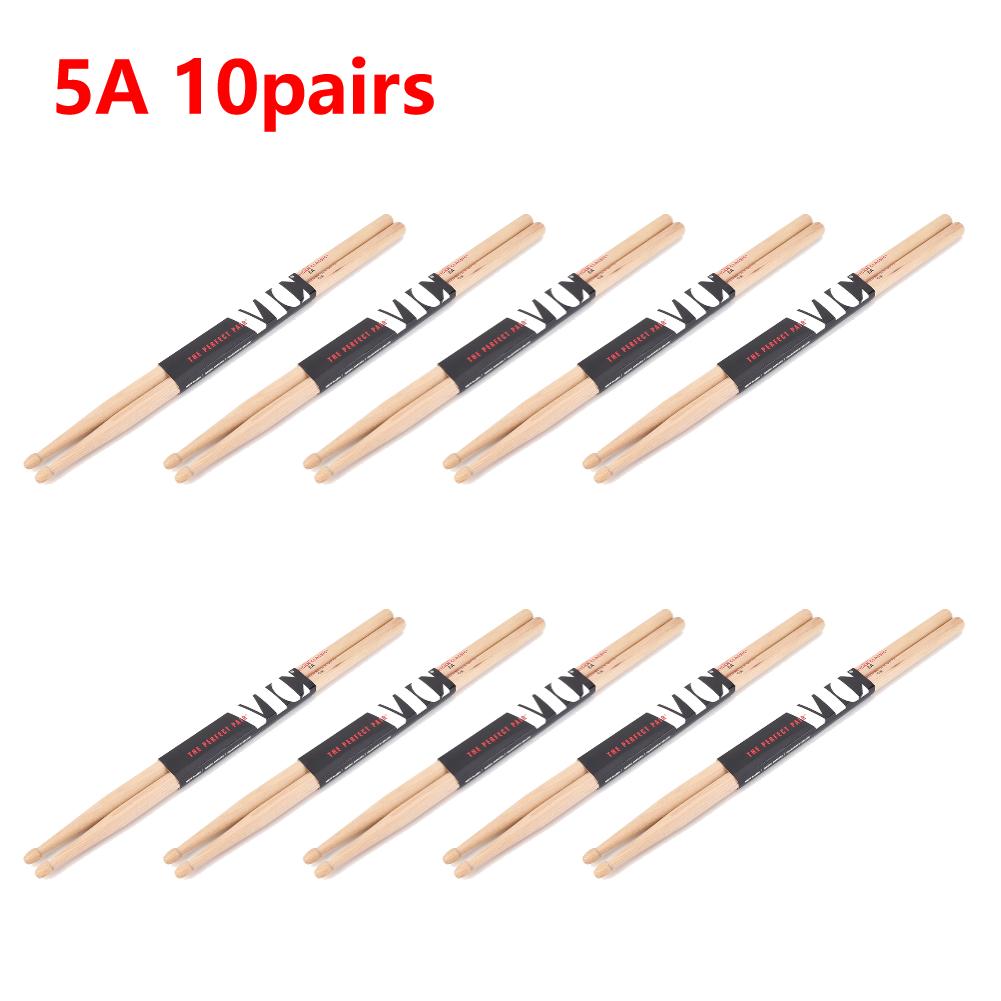 Mallets Consistent Weight and Pitch Jazz Drum Sticks American Hickory Drumsticks Classic Drum Sticks Percussion Accessories