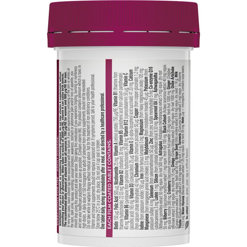 Swisse Womens Multivitamin 50+ 60 Tablets