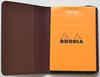 Rhodia Elastic Band Cover No. 11 Grid Black Cf11ebcbk
