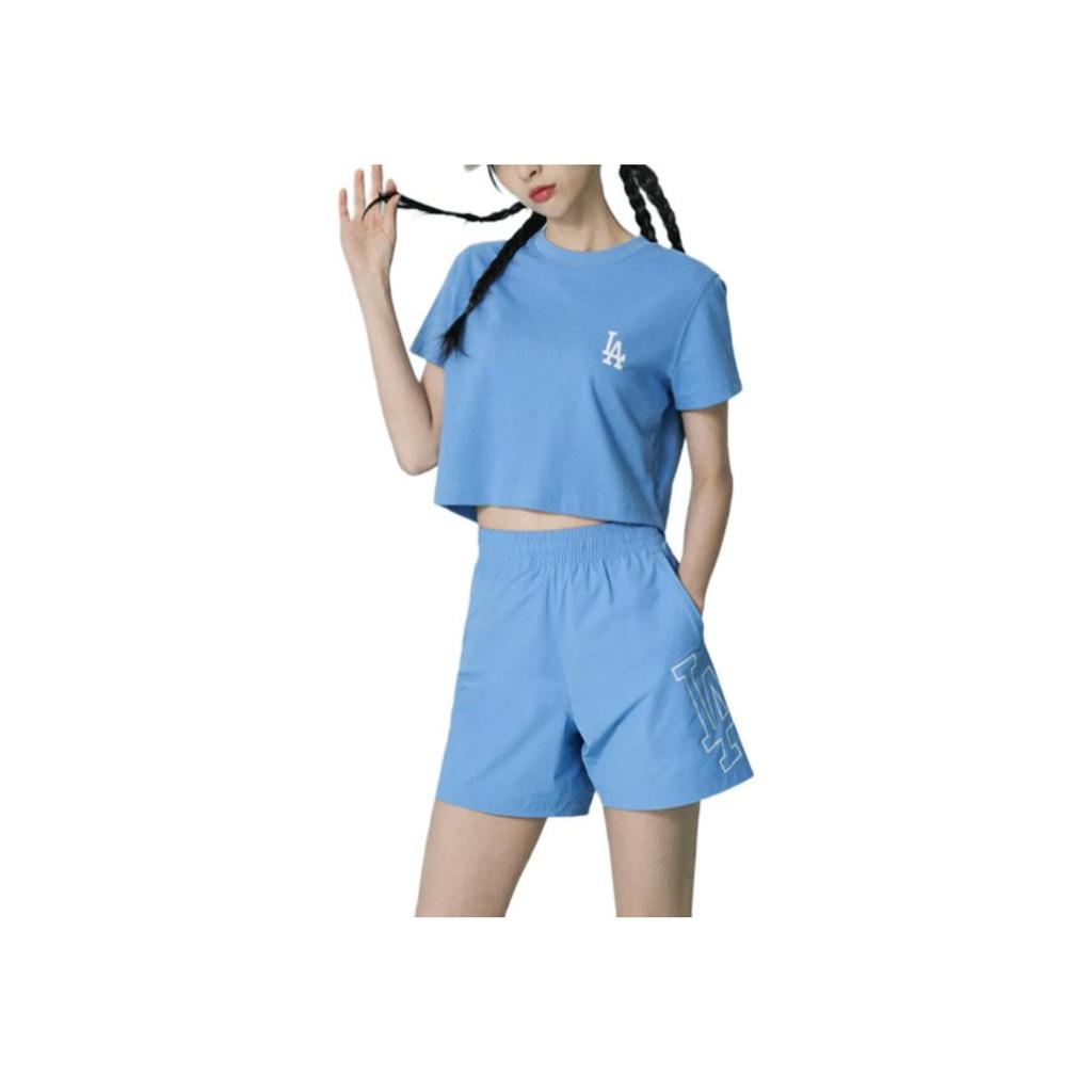 New MLB Los Angeles Dodgers Casual Shorts Unisex Blue 31SMU9131-07S