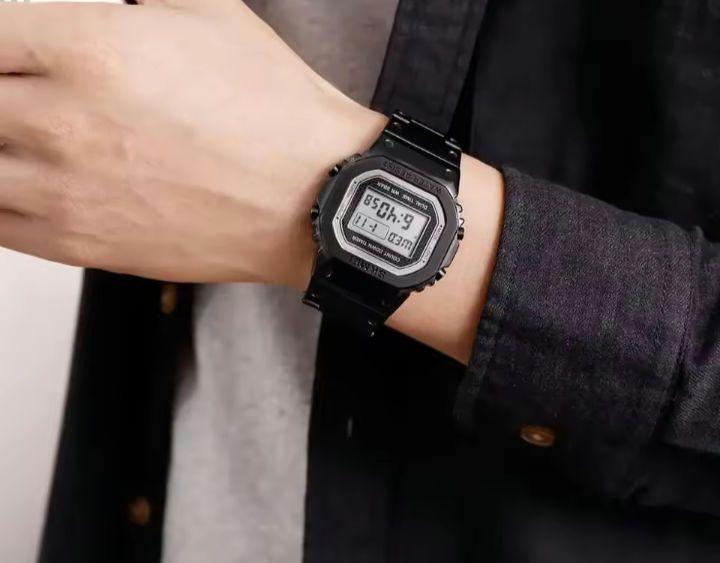 [USED] Full Metal Digital Watch G&Shock Homage Imported Men's Cassette Cassette