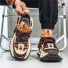 Thick-soled trendy sports shoes Casual height increase Spring and summer new men's station European men's shoes dad