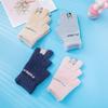 Letter Cycling  Five Fingers Korean Mittens Outdoor Gloves Panda Women Winter Gloves