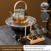 Glass Teapot & Electric Stove Tea Set