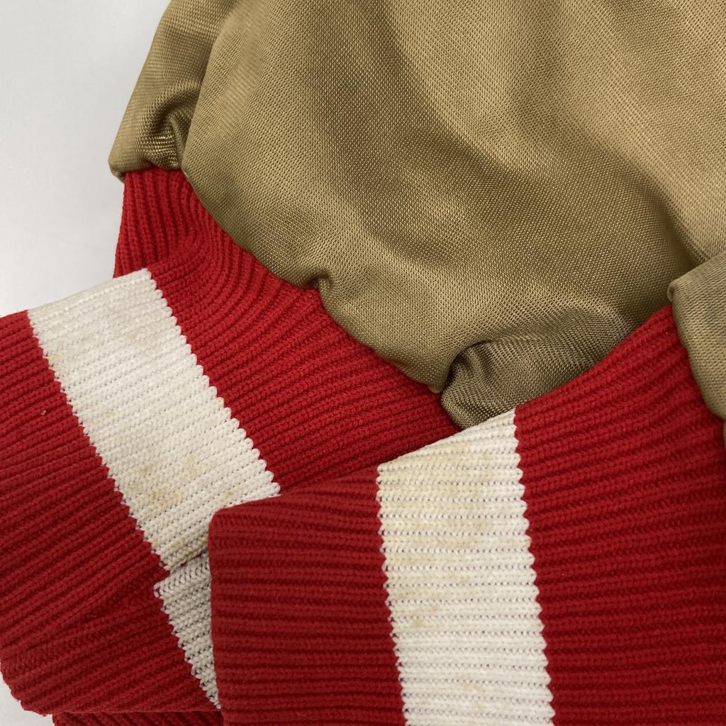 STARTER 90's USA Made NFL 49ers Stadium Jacket Jacket L Red X brownUsed