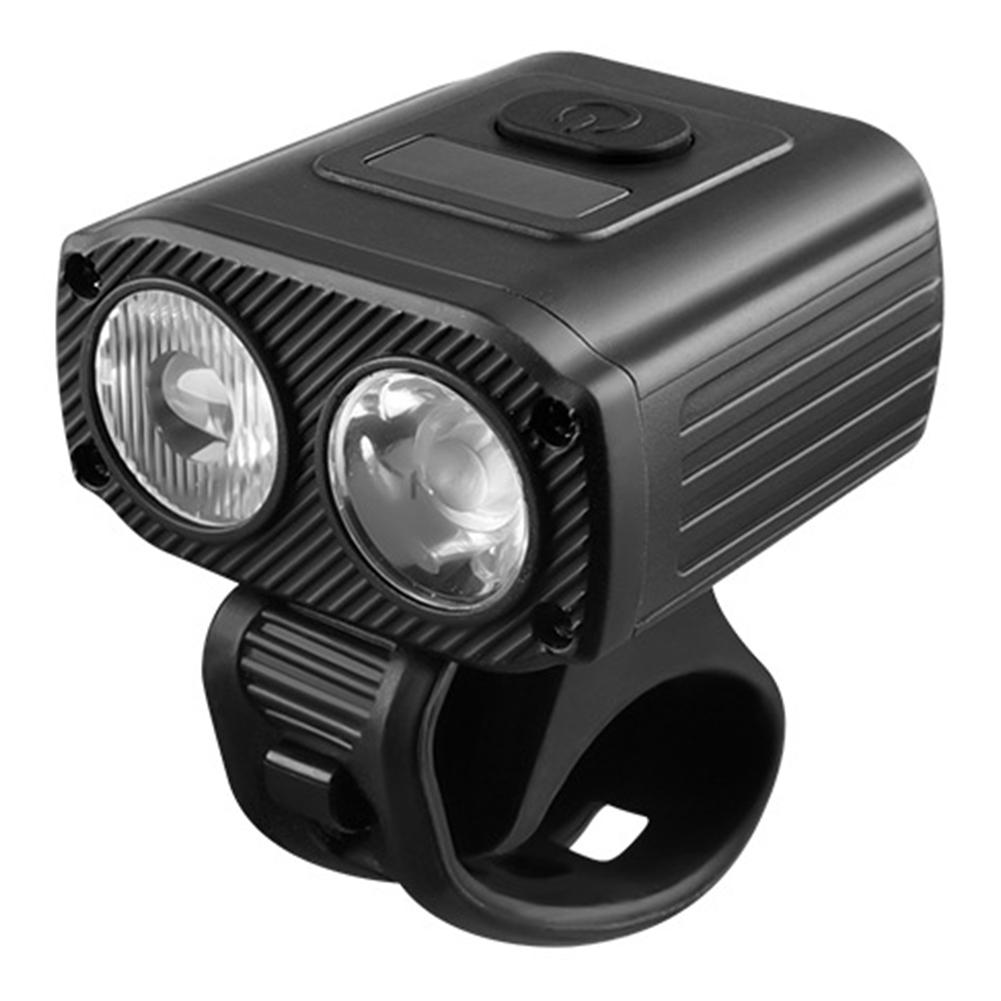 

800 лм T6 светодиодная фара для велосипеда 1200 мАч USB перезаряжаемая фара для горного велосипеда 5 режимов дальний свет ближний свет велосипедный фонарь на руль чёрный