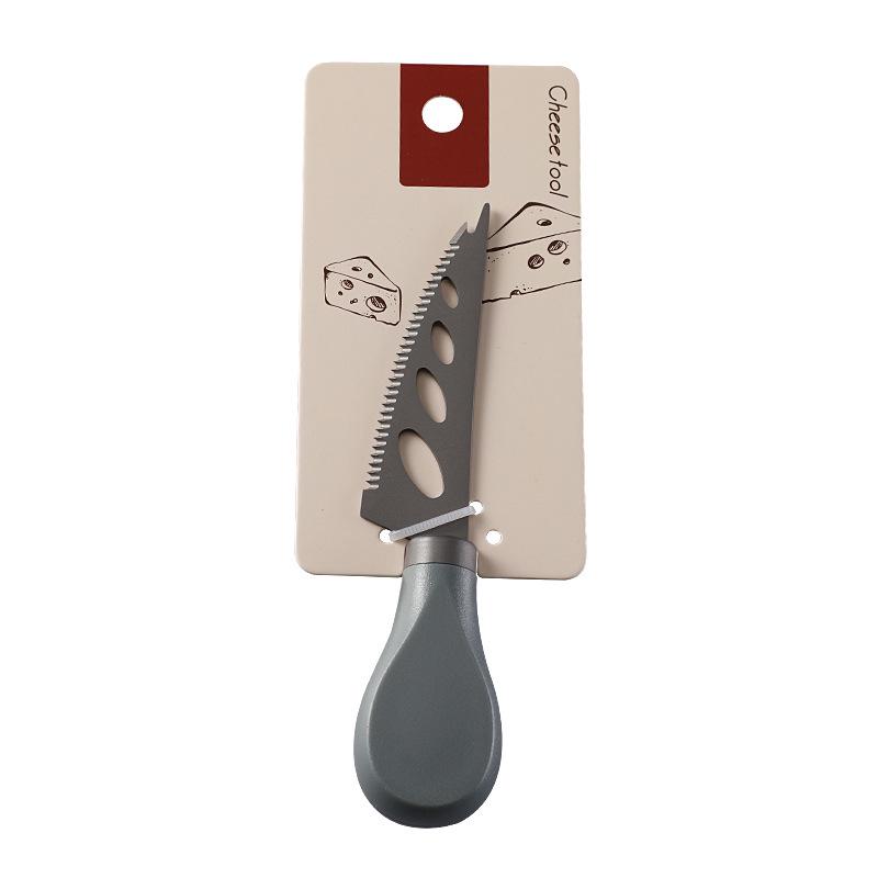 Stainless Steel Cheese Knife and Fork Set - 3-Piece for Western Cuisine