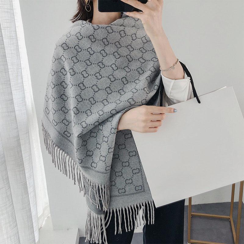 New Arrivals Thickened Warmth Scarf Fringe-Style Women's Scarf Men's Winter Scarf