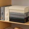 Modern Foldable Fabric Storage Bin With Lid For Bedroom Closet Organization