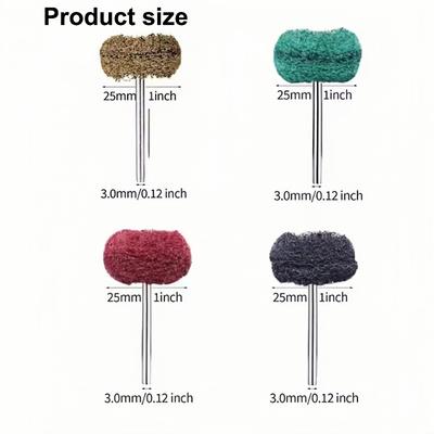 50Pcs Dental Handheld Fiber Wheel Grinding and Polishing for Denture Technician Grinding Machines Dental Laboratory Consumables