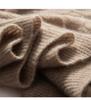 European Style 100% Pure Cashmere Knit Hollowed Small Travel Shawl for Autumn/Winter