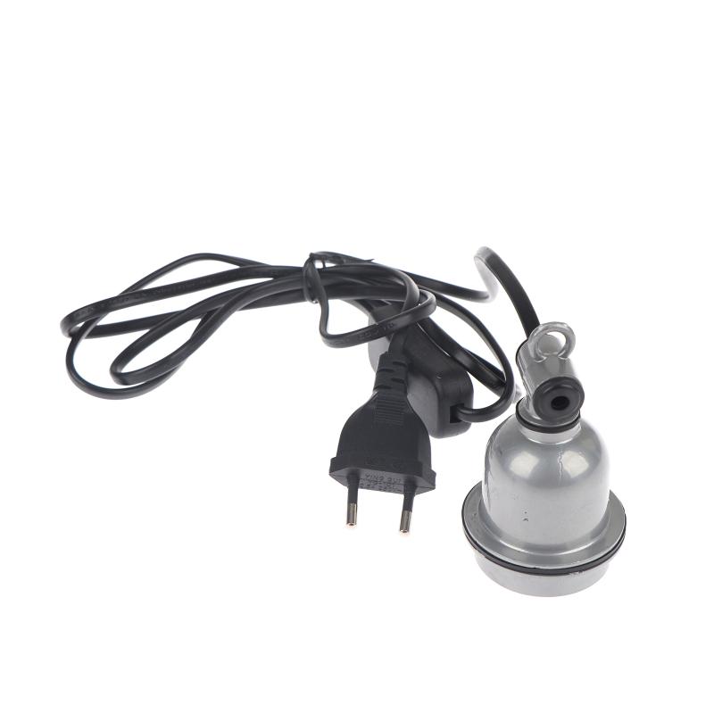 E27 Crawling Pet Heating Lamp Holder Power Cord Control Switch Piglet Chicken Brooder Heating Spiral Light Socket