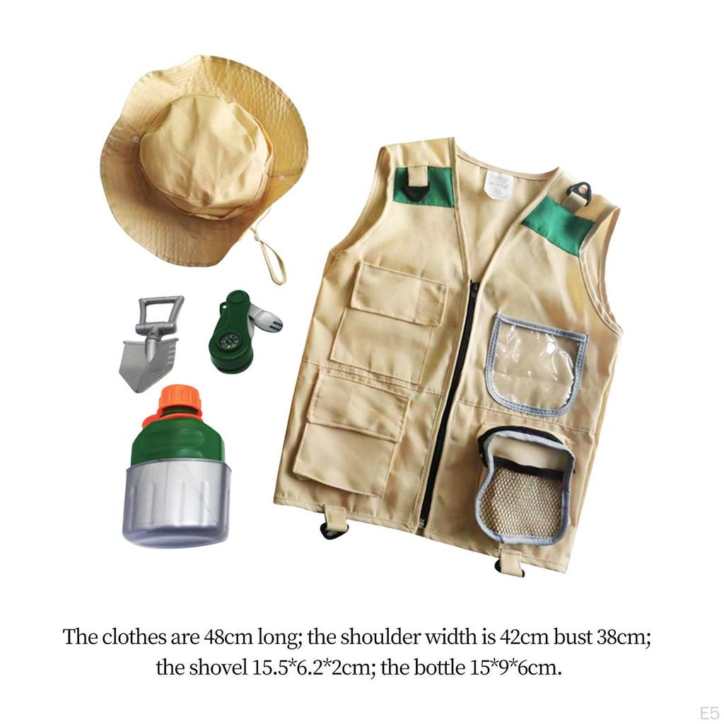 Backyard Adventure Costume Sets for Kids with Camping Gear Included