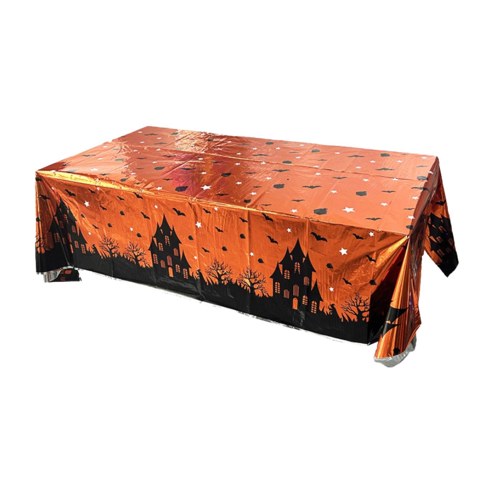 

Halloween Table Cover, Foil Design for Dining Room And Kitchen