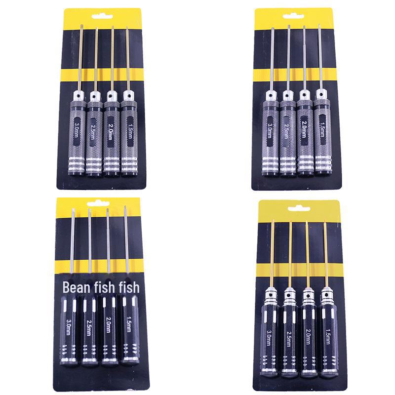 Aircraft & Car Model Disassembly Hex Screwdriver Set (Sizes: 1.5/2/2.5/3)