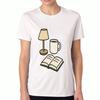 Reading Lover Unisexs Cotton T Shirt, Premium Cotton Graphic Print, Durable, Casual Fashion, A Day Without Reading Is Like Just Kidding I Have No Idea