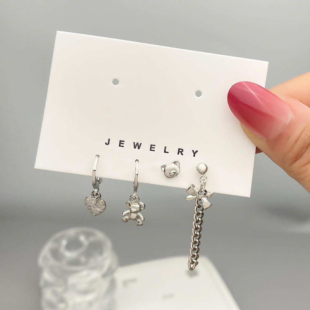 Earring Bear Earrings For Women Drop Earrings Fashion Earrings For Party Daily Wear Jewelry Collection