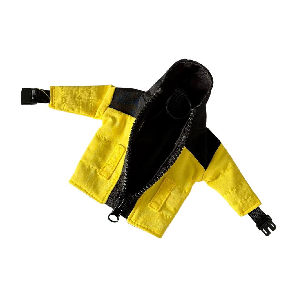 Mini Puffer Coat Keychain Compact Lightweight Design Portable Nylon Key Ring for Commuting Travel Outdoor Enthusiasts