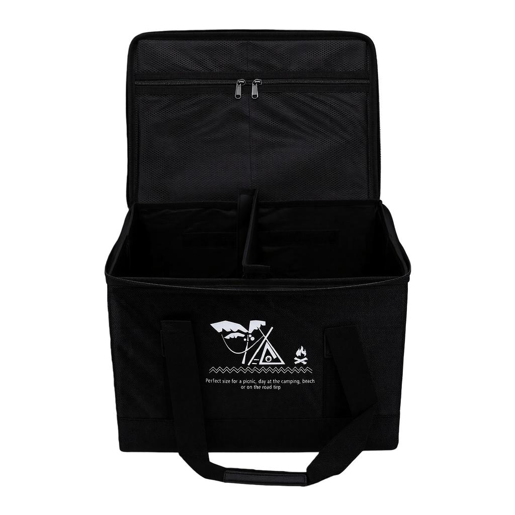 30L Camping Storage Bag Rainproof Heavy Duty Foldable Organizer for Outdoor Cookware Car Trunk