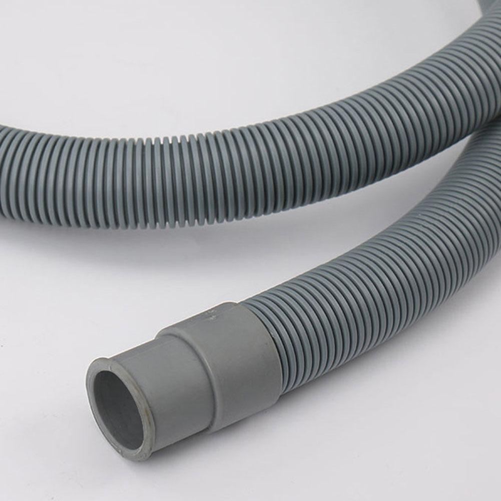 100cm Universal Washing Machine Dishwasher Drain Waste Hose Extension Pipe Connector Clamps Kit U-shaped Drain Pipe Holder
