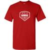 Made In Hawaii Badge- Classic City Sports Team T-Shirt - Red