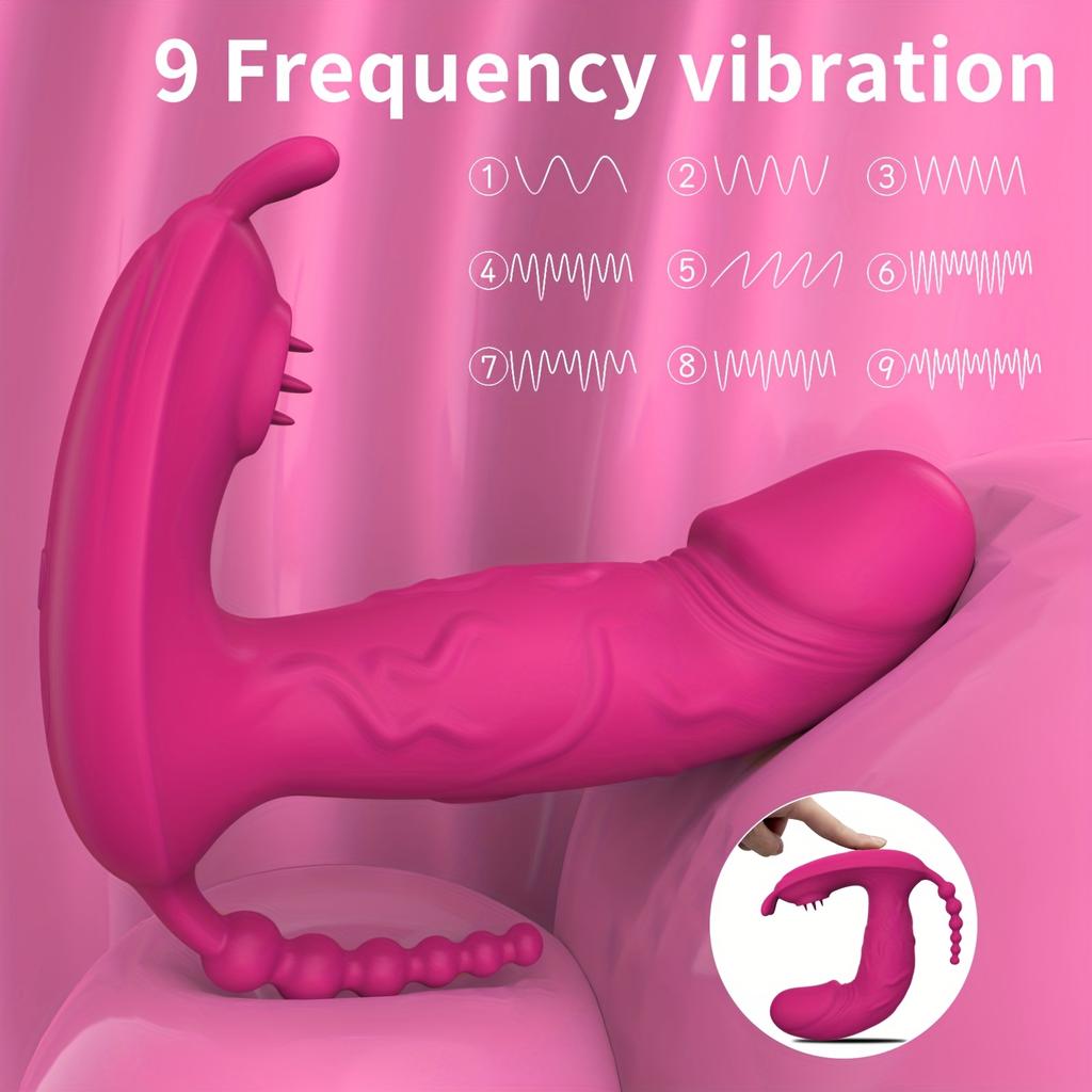 Vibrator purtabil Vibrator G-spot, Vibrator cu telecomandă prin aplicație Jucării sexuale pentru cuplu, Vibrator dildo fluture chiloți Jucărie pentru adulți Vibrator Jucării sexuale pentru femei