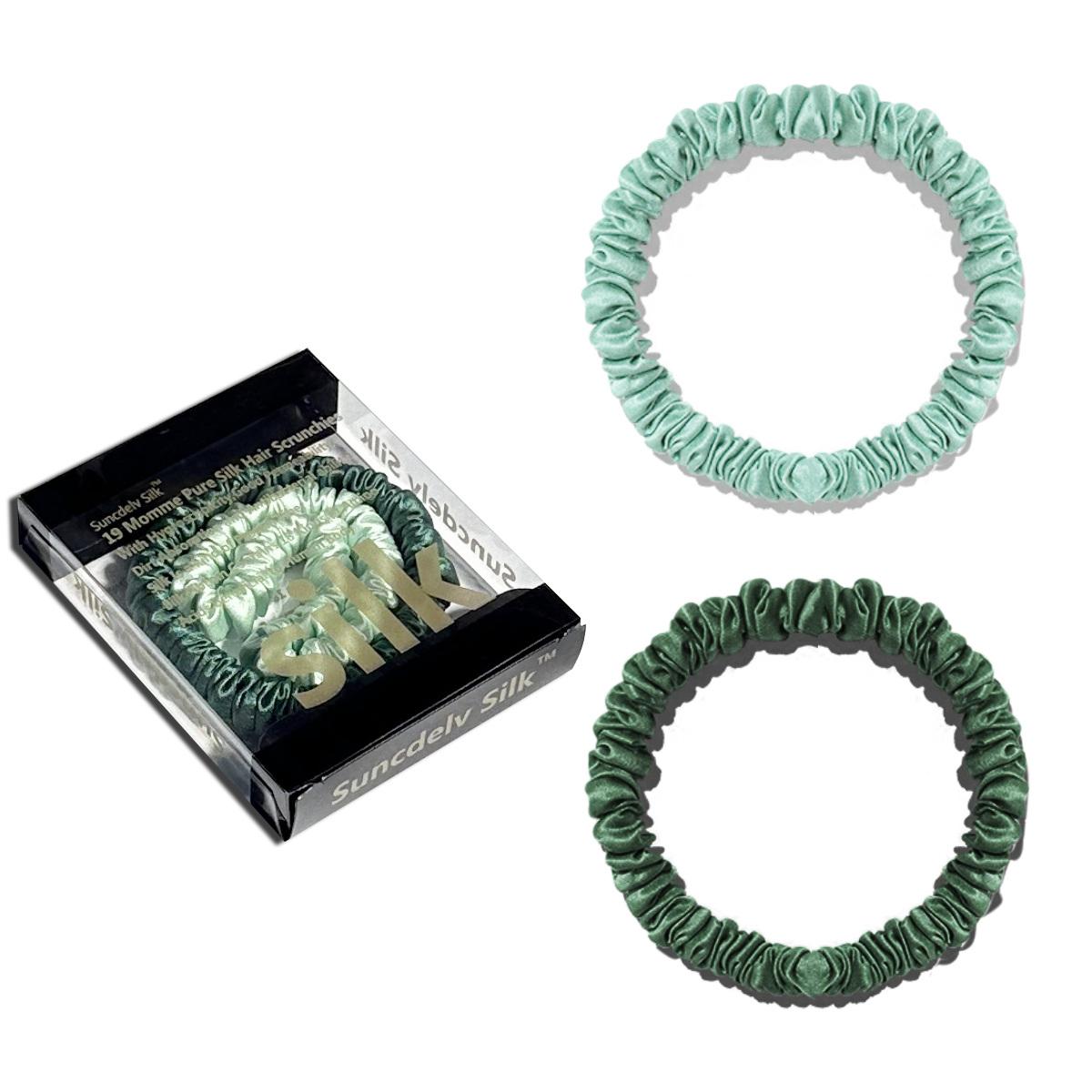 

2 шт. 100% чистый шелк тутового дерева резинки для волос ручной работы женские аксессуары для волос для девочек чистый цвет натуральные резинки для волос коробка