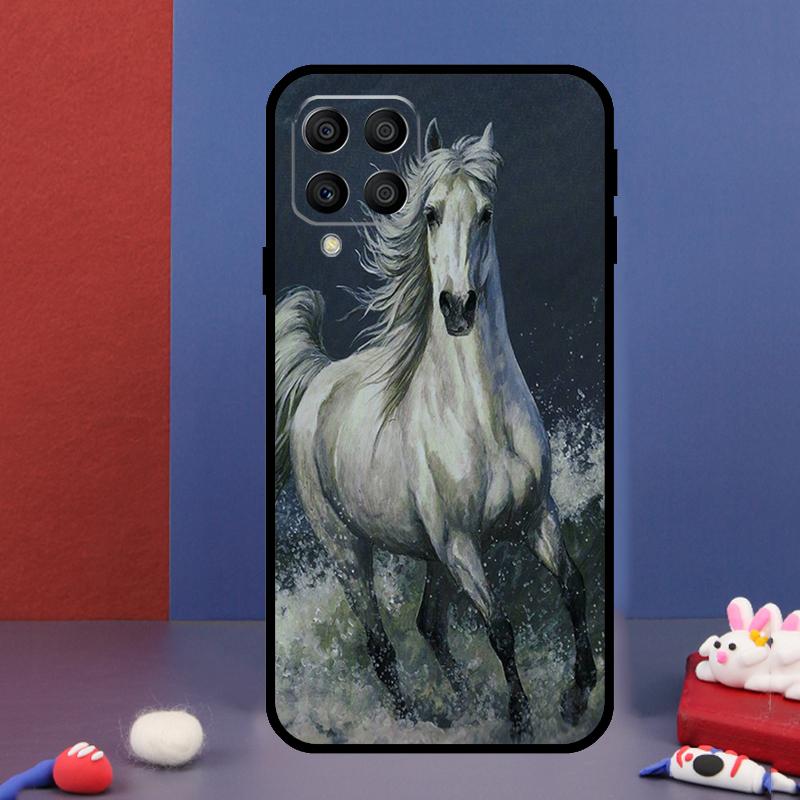 Horse Sketch For Samsung Galaxy M14 M34 M54 M33 M13 M23 M53 M15 M55 M31 M51 M20 M30s M32 M52 Phone Case