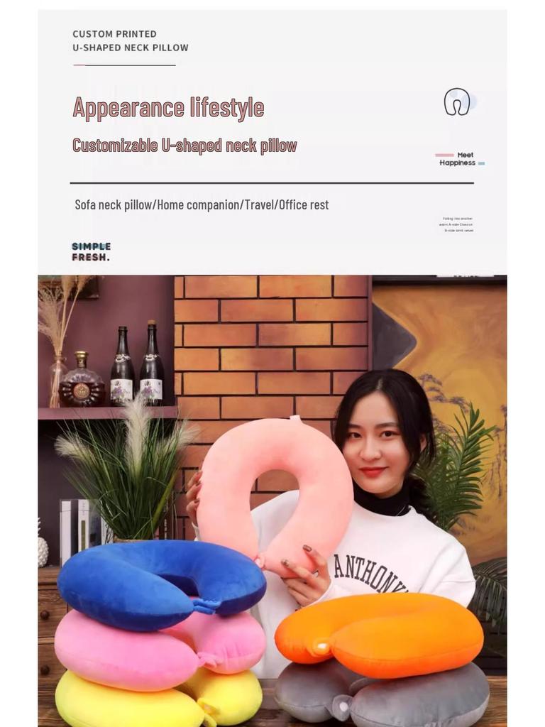 U-Shaped Neck Pillow for Cervical Support - Travel & Car Nap Pillow