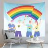 World Pride Day Tapestry Rainbow Flag Tapestry Artistic Tapestry Home Living Room Dorm Bedroom Aesthetics Decoration Tapestries