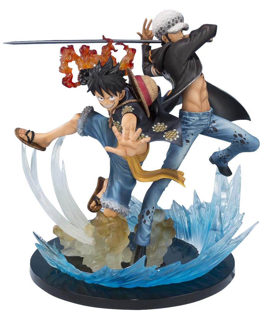 TAMASHII NATIONS Figuarts ZERO Monkey Luffy Trafalgar Law Anniversary malovaná dokončená figurka D. & -5. edice- ABS&PVC