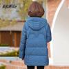 XueZhongFei Women's Hooded Thickened Winter Down Jacket
