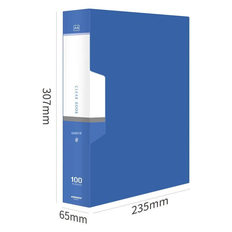 Jindeli A4 Document Organizer & File Folder with Sleeves