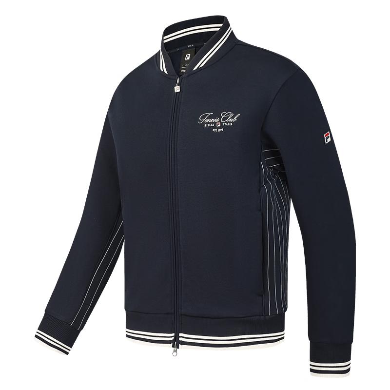 FILA Men s Knit Long-Sleeve Tennis Baseball Jacket 2XL