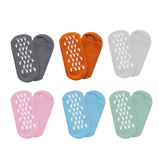 Moisturizing Socks Spa Gel Socks with Anti-Slip Soles Foot Care Socks Prevent Cracked Heels Stocking Stuffers for Women Men