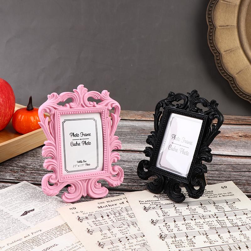 1Pc Vintage Photo Frame Picture Desktop Photo Frame Wedding Photo Frame Family Decoration Desktop Photo List