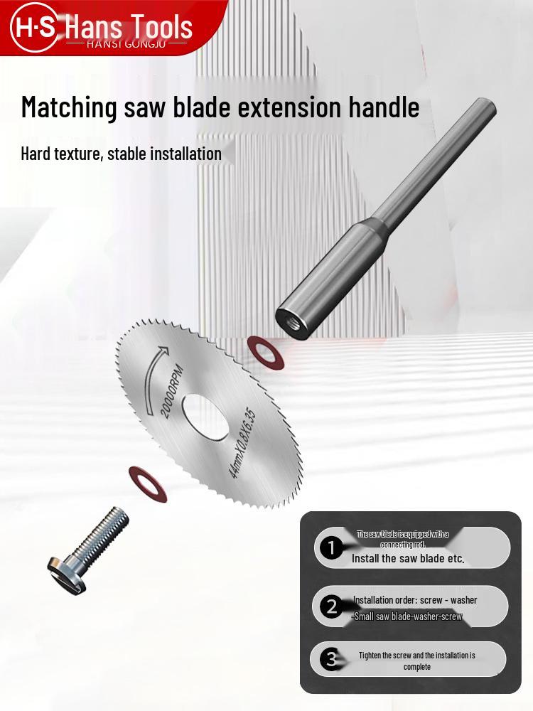 Hochgeschwindigkeitsstahl-Kreissägeblatt-Set für Holzbearbeitung und Metall-/PVC-Schnitt