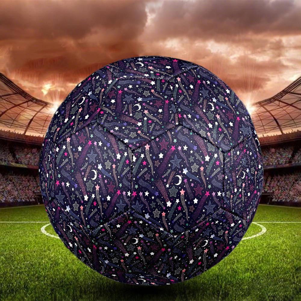 1PC Starry Night Fantasy Soccer Ball Size 5 Football Machine Sewn Indoor/Outdoor Universal Football S14