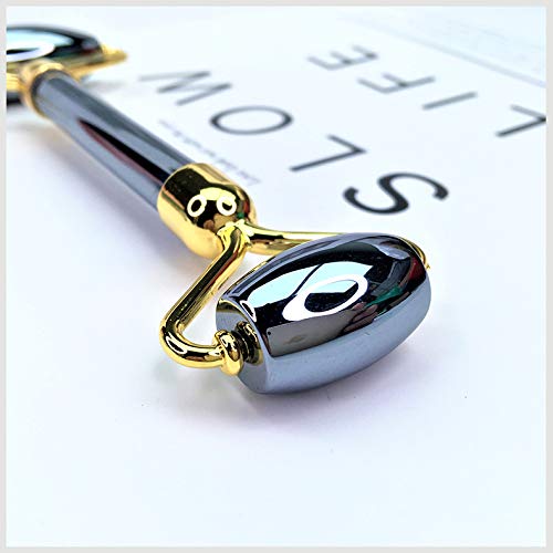 Lady Lazy Terahertz Mineral Face Roller, Stick, Power Stone, Portable, Gua Sha, with Outer Box, 140mm