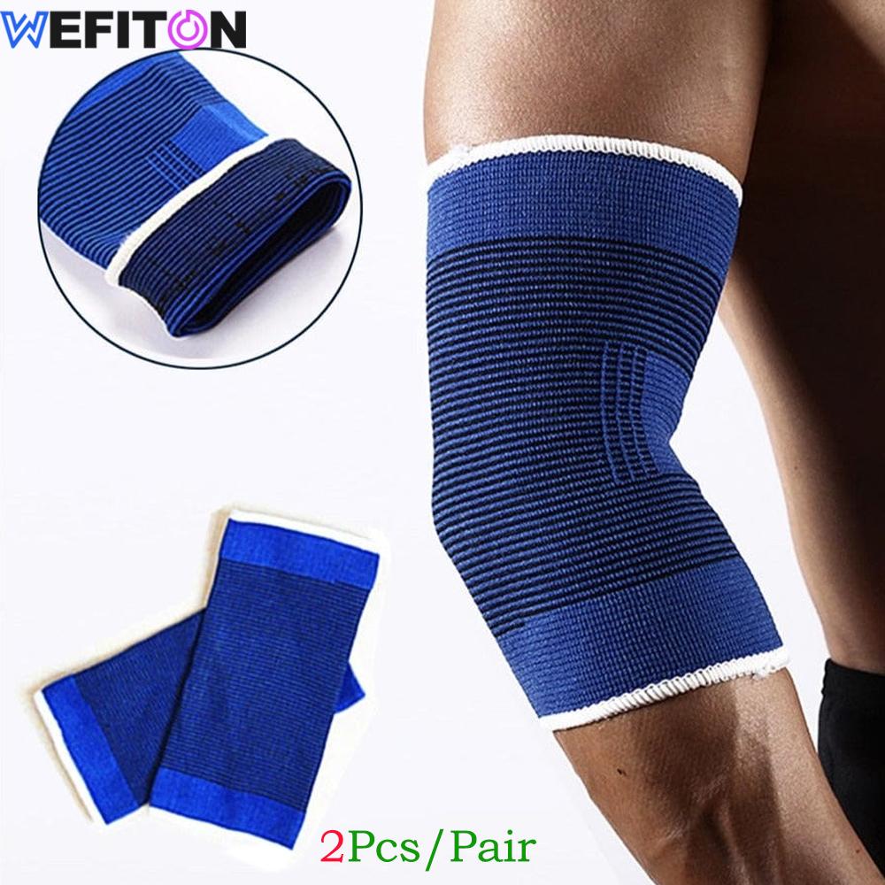 1Pair Elbow Compression Sleeves For Women Men Tennis Elbow Braces Arm Support For Weightlifting Workouts