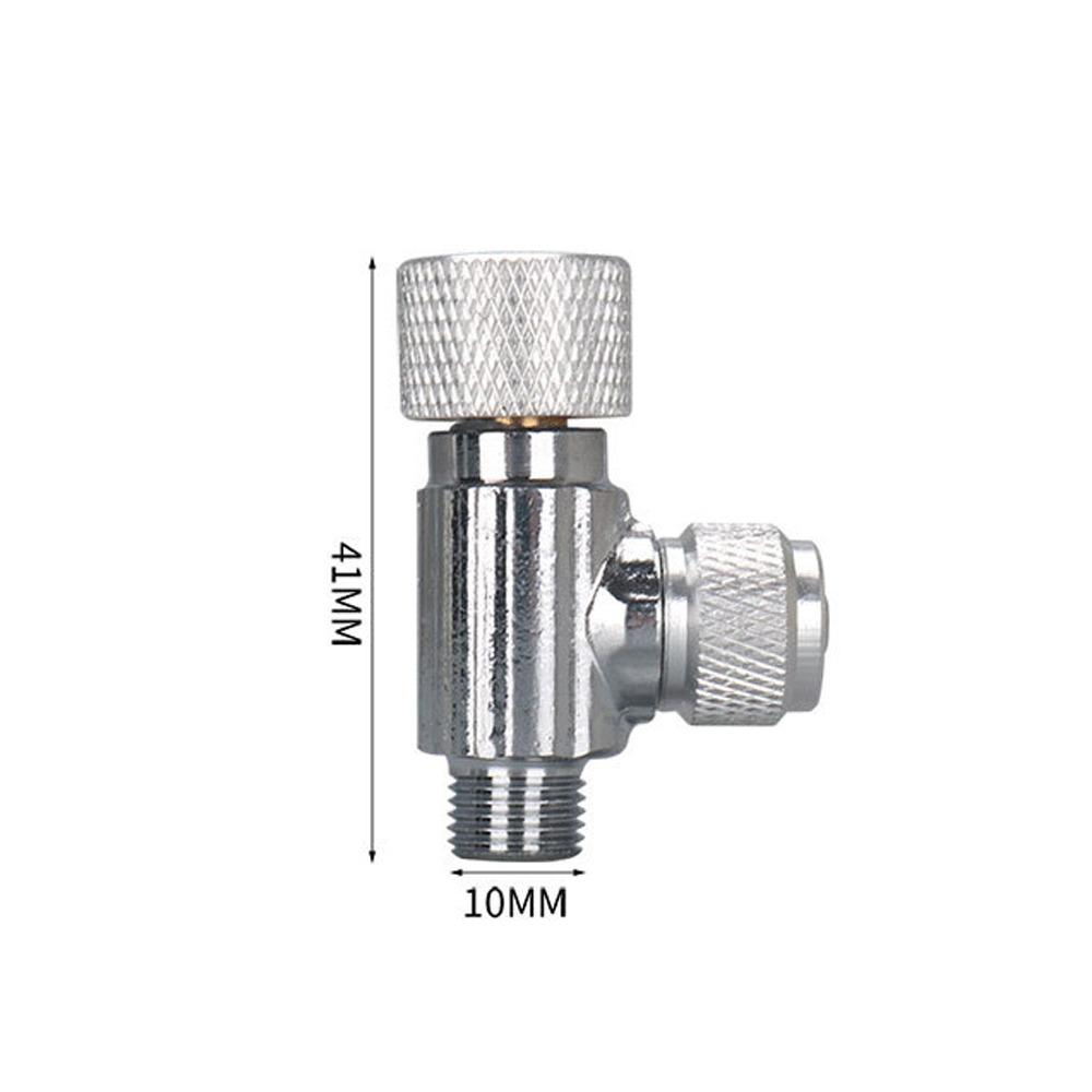 Аксессуары Нержавеющая сталь Очиститель углекислого газа Аквариумные принадлежности Двухголовый Аквариумы Клапан CO2 Распылитель углекислого газа