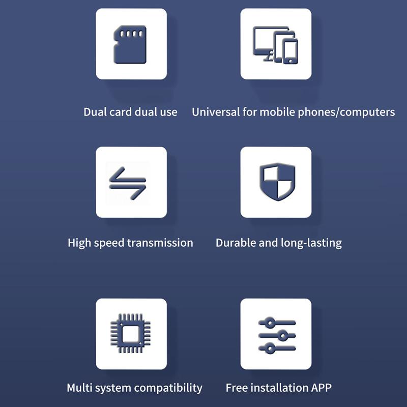 Adaptor 3in1 Otg pentru iluminare tip C la cititor de carduri USB Tf Sd pentru Macbook Apple Iphone Huawei Xiaomi Camera foto Convertor de date