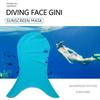 Prevent Jellyfish Diving Face Gini Swimming Snorkeling Cap Headwear Cover Full Face Masks  Swim