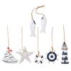 6 Pcs Mediterranean Pendant Nautical Hanging Decorations Christmas Sto Delicate Desktop