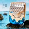 CEGA 21-Key Resin Kalimba Thumb Piano, Whale Design - Perfect Children's Day Gift