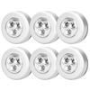 6PCS Cabinet Door Touch Control Light LED Hydraulic Hinge Closet Lights for Indoor Outdoor Furniture